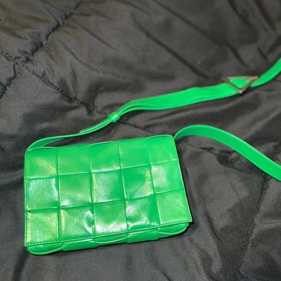 Bottega Veneta Nappa Maxi Intrecciato Small Cassette Crossbody Bag